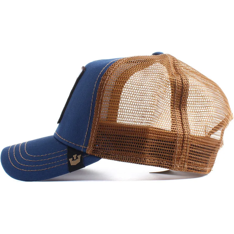 czapki-curva-granatowy-snapback-the-farm-de-goorin-bros