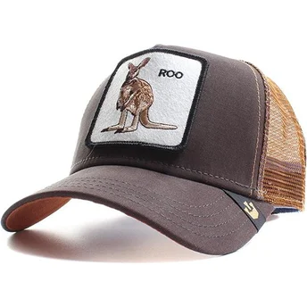 brazowa-czapka-trucker-z-kangurem-roo-od-goorin-bros