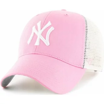 Czapka trucker różowa New York Yankees MLB 47 Brand
