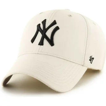 Wyginięta czapka beżowa New York Yankees MLB MVP 47 Brand