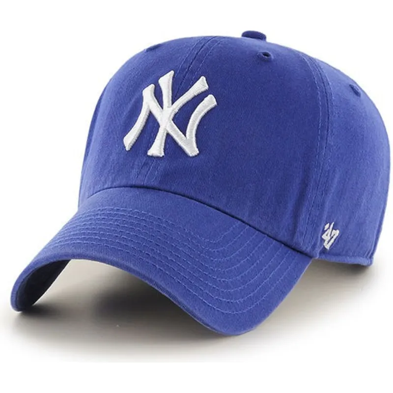 czapki-curva-niebieski-tasma-regulowana-dla-dziecka-new-york-yankees-mlb-47-brand