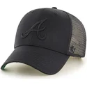 czapki-curva-czarny-snapback-atlanta-braves-mlb-47-brand
