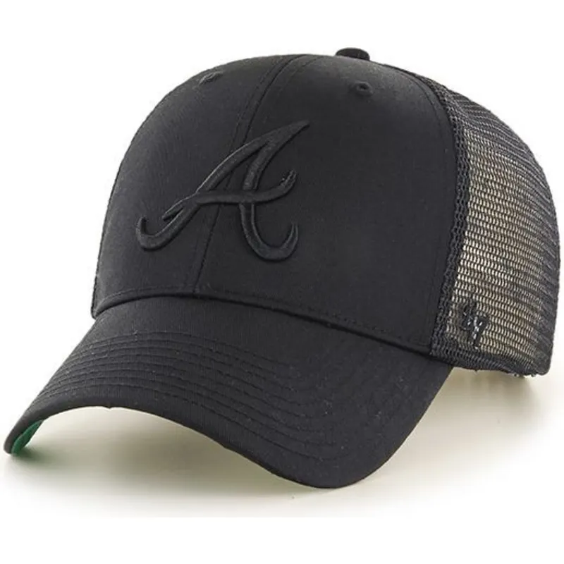 czapki-curva-czarny-snapback-atlanta-braves-mlb-47-brand