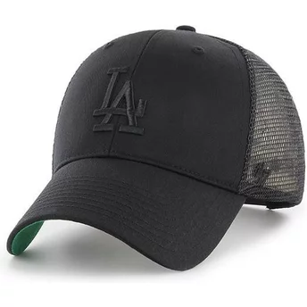 Czapka trucker czarna z czarnym logo Los Angeles Dodgers MLB MVP Branson 47 Brand