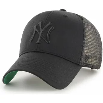 Czapka trucker czarna z czarnym logo New York Yankees MLB MVP Branson 47 Brand