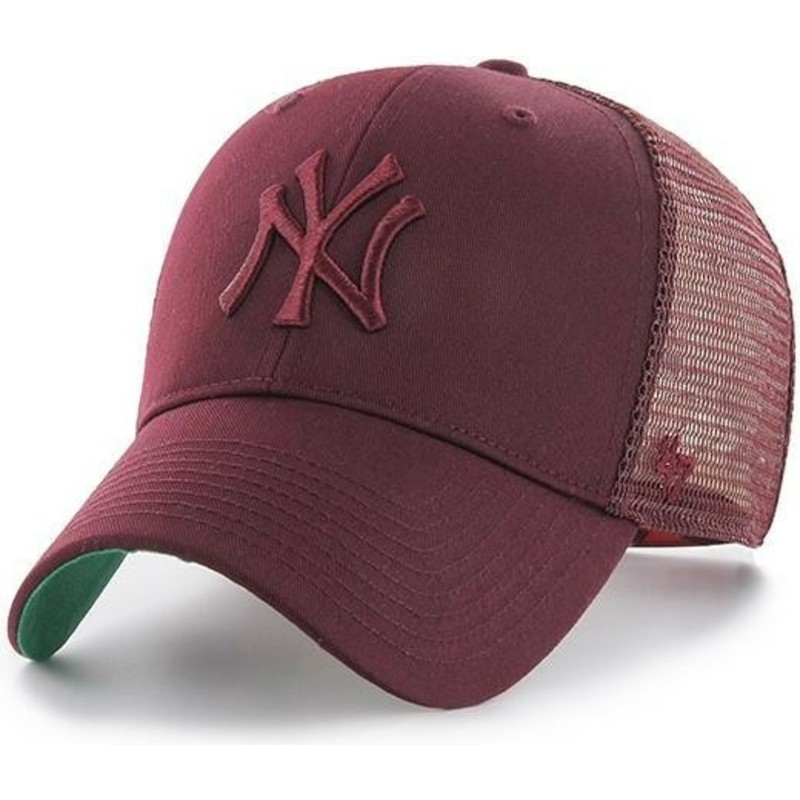 czapka-trucker-ciemno-czerwony-z-logo-ciemno-czerwony-new-york-yankees-mlb-mvp-branson-47-brand