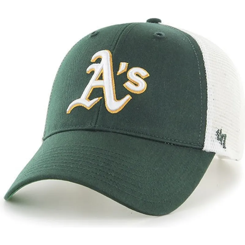 czapka-trucker-zielona-oakland-athletics-mlb-mvp-branson-od-47-brand