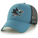 czapki-curva-zielony-snapback-san-jose-sharks-nhl-47-brand