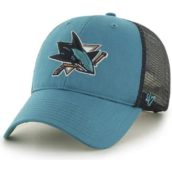czapki-curva-zielony-snapback-san-jose-sharks-nhl-47-brand
