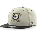 szara-czapka-z-daszkiem-anaheim-ducks-nhl-captain-cement-od-47-brand