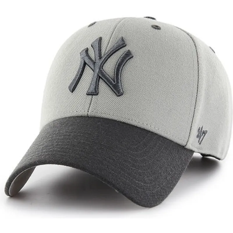 czapki-curva-szary-tasma-regulowana-new-york-yankees-mlb-47-brand