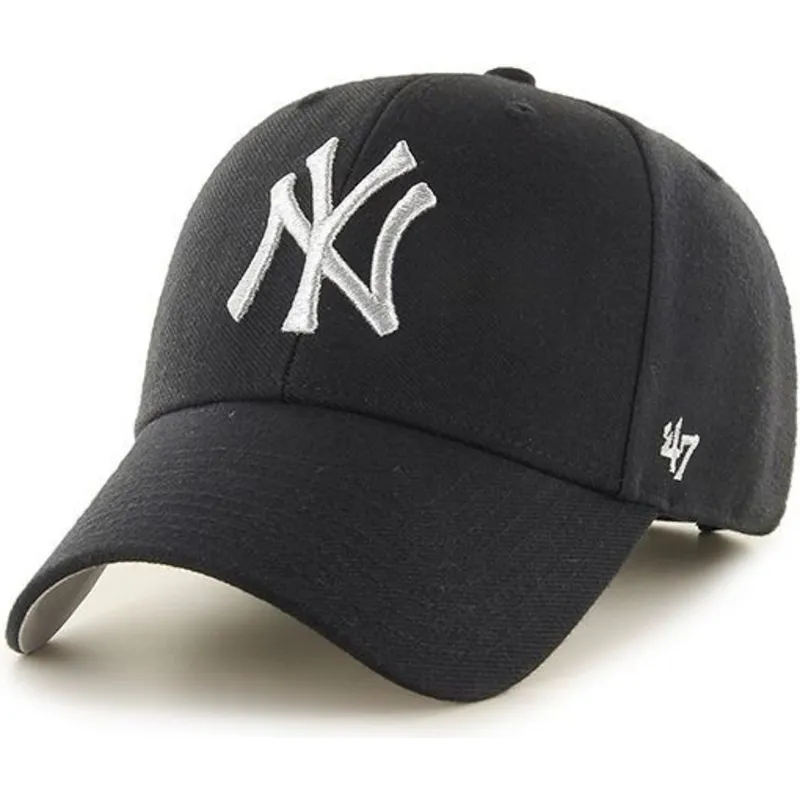 czapki-curva-czarny-tasma-regulowana-plata-new-york-yankees-mlb-47-brand