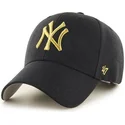 czapki-curva-czarny-tasma-regulowana-oro-new-york-yankees-mlb-47-brand