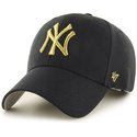 wyginieta-czapka-czarna-z-logo-new-york-yankees-mlb-mvp-metallic-47-brand