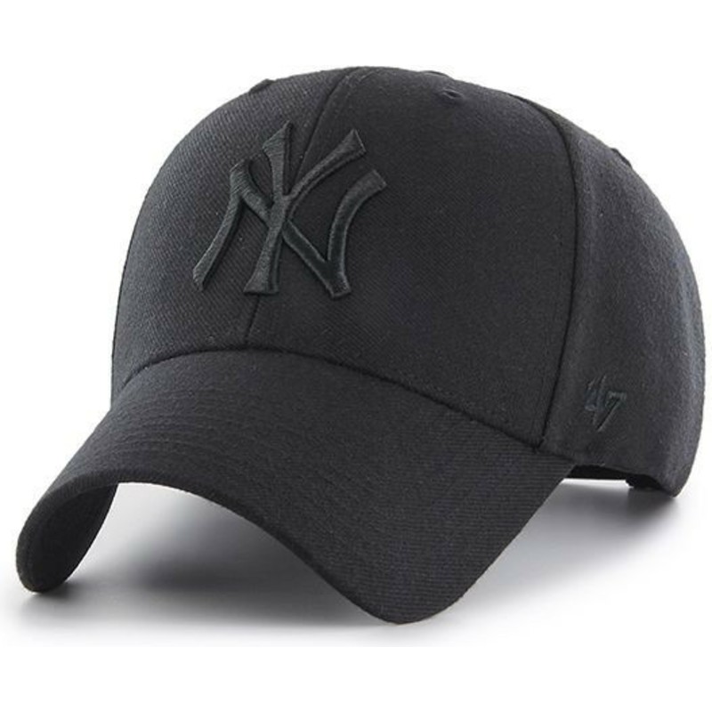 wyginieta-czapka-czarna-snapback-z-czarnym-logo-new-york-yankees-mlb-mvp-47-brand