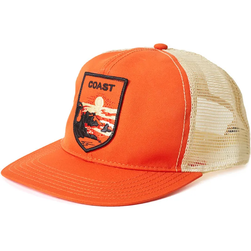 czapki-curva-pomaranczowy-snapback-the-farm-de-goorin-bros