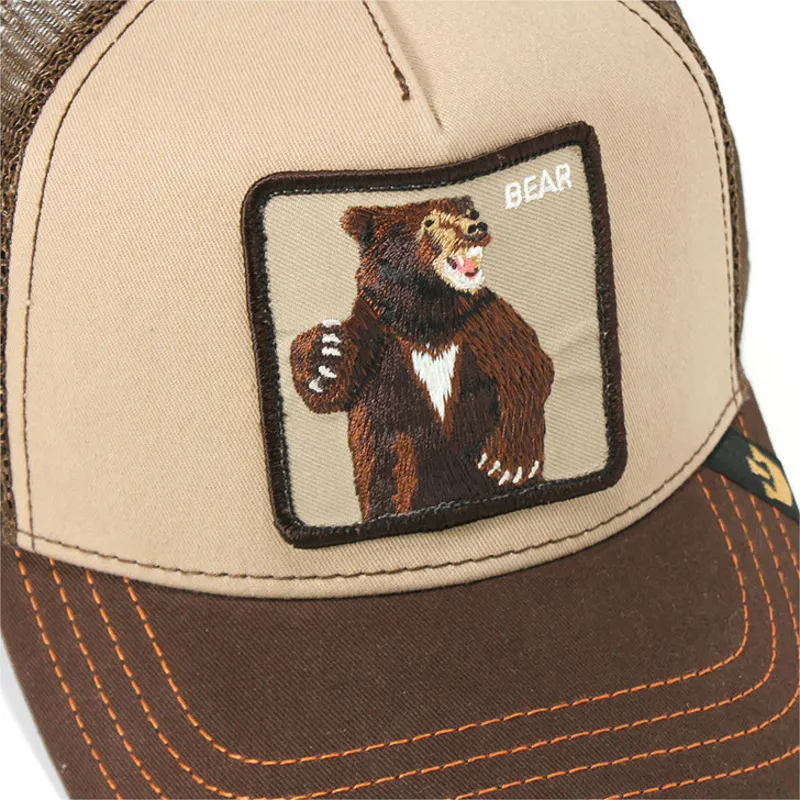 czapki-curva-brazowy-snapback-the-farm-de-goorin-bros