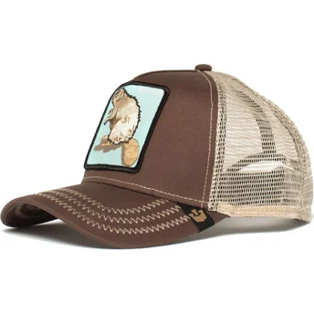 czapki-curva-brazowy-snapback-the-farm-de-goorin-bros