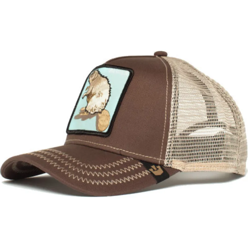 czapki-curva-brazowy-snapback-the-farm-de-goorin-bros czapki-curva-brazowy-snapback-the-farm-de-goorin-bros
