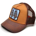 czapki-curva-brazowy-snapback-the-farm-de-goorin-bros