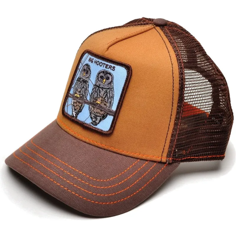 czapki-curva-brazowy-snapback-the-farm-de-goorin-bros