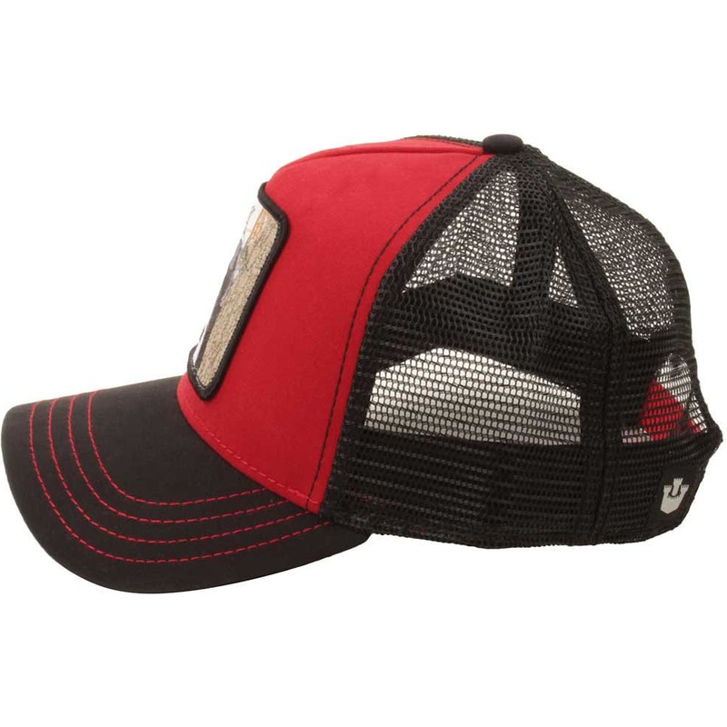 czapka-trucker-czerwona-dzieciol-woody-wood-goorin-bros
