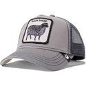 czapki-curva-szary-snapback-the-farm-de-goorin-bros