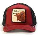 czerwona-czapka-truckerka-z-bykiem-bull-od-goorin-bros