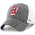 czapki-curva-szary-tasma-regulowana-boston-red-sox-mlb-47-brand