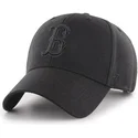 czarna-czapka-z-zakrzywionym-daszkiem-snapback-z-czarnym-logo-boston-red-sox-mlb-mvp-od-47-brand