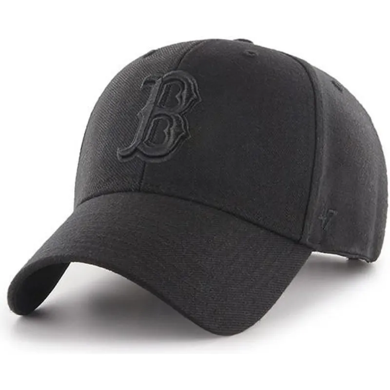 czapki-curva-czarny-snapback-boston-red-sox-mlb-47-brand