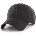 czarna-czapka-z-daszkiem-snapback-z-czarnym-logo-chicago-white-sox-mlb-mvp-od-47-brand