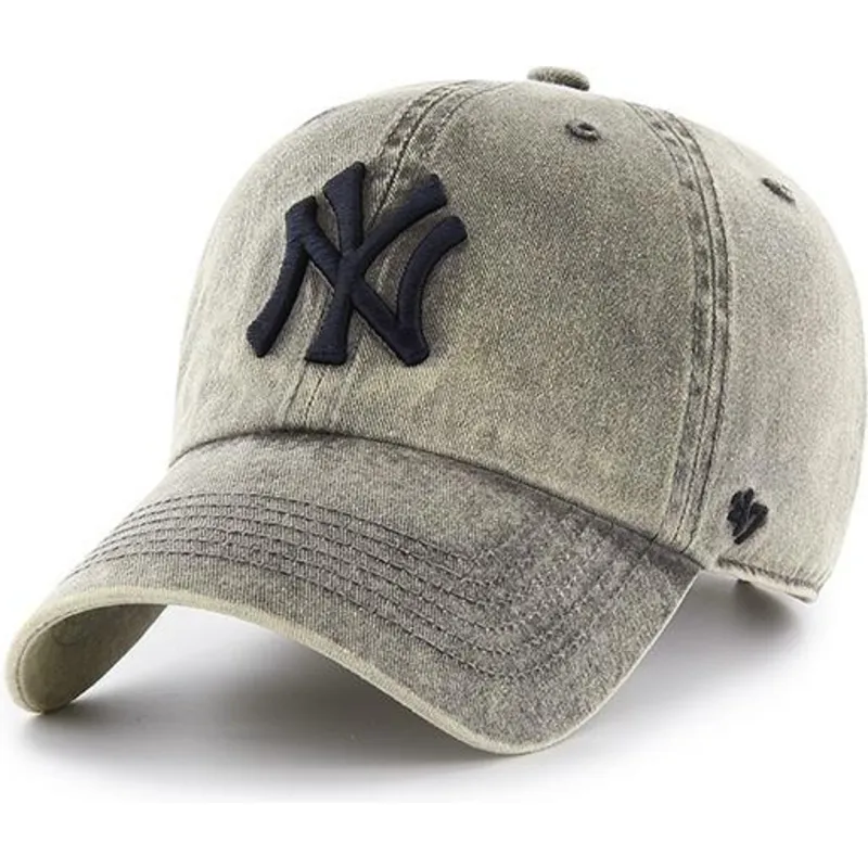 czapki-curva-szary-tasma-regulowana-new-york-yankees-mlb-47-brand