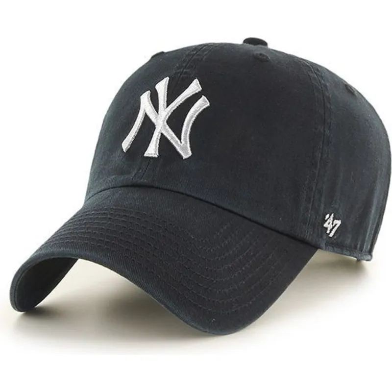 czapki-curva-czarny-tasma-regulowana-plata-new-york-yankees-mlb-47-brand
