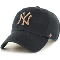 czapki-curva-czarny-tasma-regulowana-bronce-new-york-yankees-mlb-47-brand