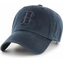 wyginieta-czapka-ciemnoniebieska-z-logo-ciemnoniebieska-boston-red-sox-mlb-clean-up-47-brand