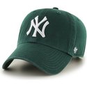 wyginieta-czapka-zielona-new-york-yankees-clean-up-47-brand
