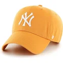 czapki-curva-zolty-tasma-regulowana-new-york-yankees-mlb-47-brand