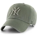 czapki-curva-zielony-tasma-regulowana-claro-new-york-yankees-mlb-47-brand