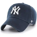 czapka-z-zakrzywionym-daszkiem-new-york-yankees-mlb-clean-up-ridge-w-kolorze-granatowym-od-47-brand