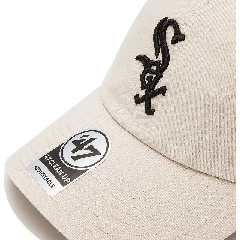 czapki-curva-krem-tasma-regulowana-chicago-white-sox-mlb-47-brand