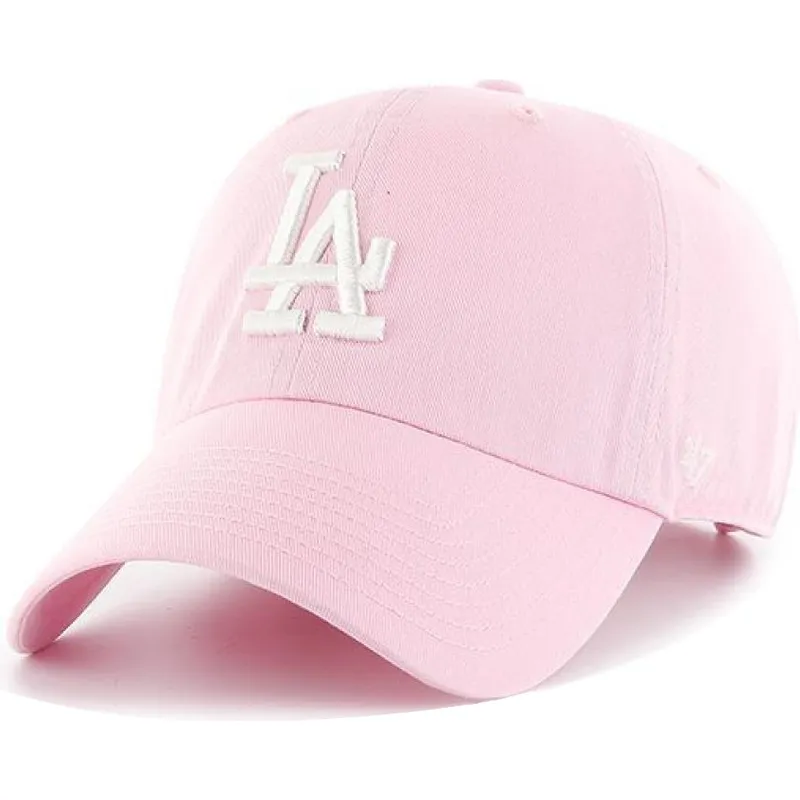 czapki-curva-roz-tasma-regulowana-los-angeles-dodgers-mlb-47-brand