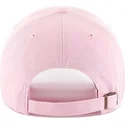 rozowa-czapka-z-zakrzywionym-daszkiem-z-bialym-logo-los-angeles-dodgers-mlb-clean-up-od-47-brand