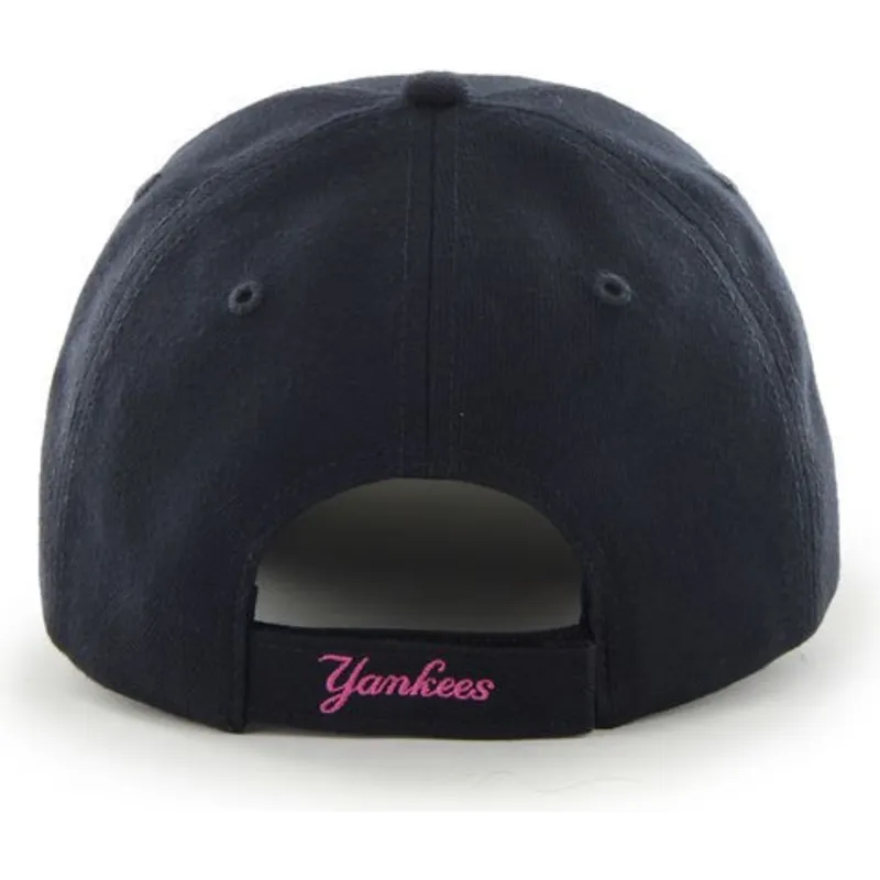czapki-curva-granatowy-tasma-regulowana-rosa-new-york-yankees-mlb-47-brand