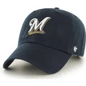 czapka-z-zakrzywionym-daszkiem-w-kolorze-granatowym-milwaukee-brewers-mlb-clean-up-marki-47-brand
