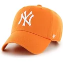 czapki-curva-pomaranczowy-tasma-regulowana-vibrante-new-york-yankees-mlb-47-brand