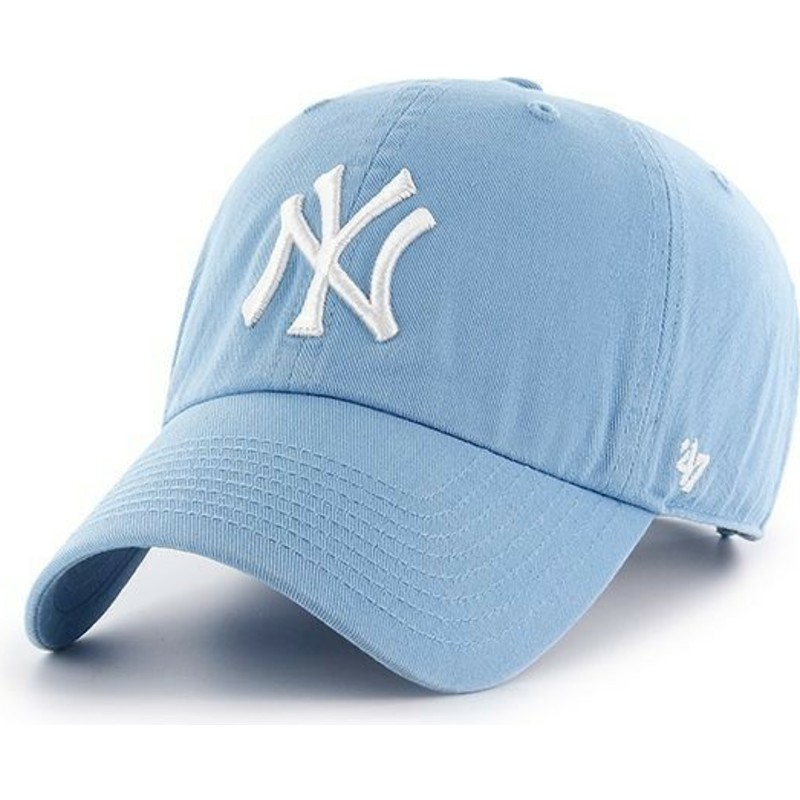 wyginieta-czapka-niebieska-columbia-new-york-yankees-mlb-clean-up-47-brand