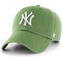 wyginieta-czapka-zielona-new-york-yankees-mlb-clean-up-47-brand