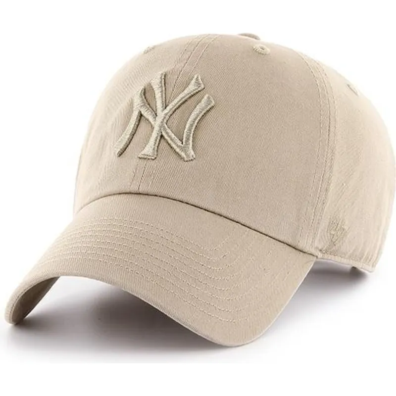 czapki-curva-bezowy-tasma-regulowana-caqui-caqui-new-york-yankees-mlb-47-brand czapki-curva-bezowy-tasma-regulowana-caqui-caqui-new-york-yankees-mlb-47-brand