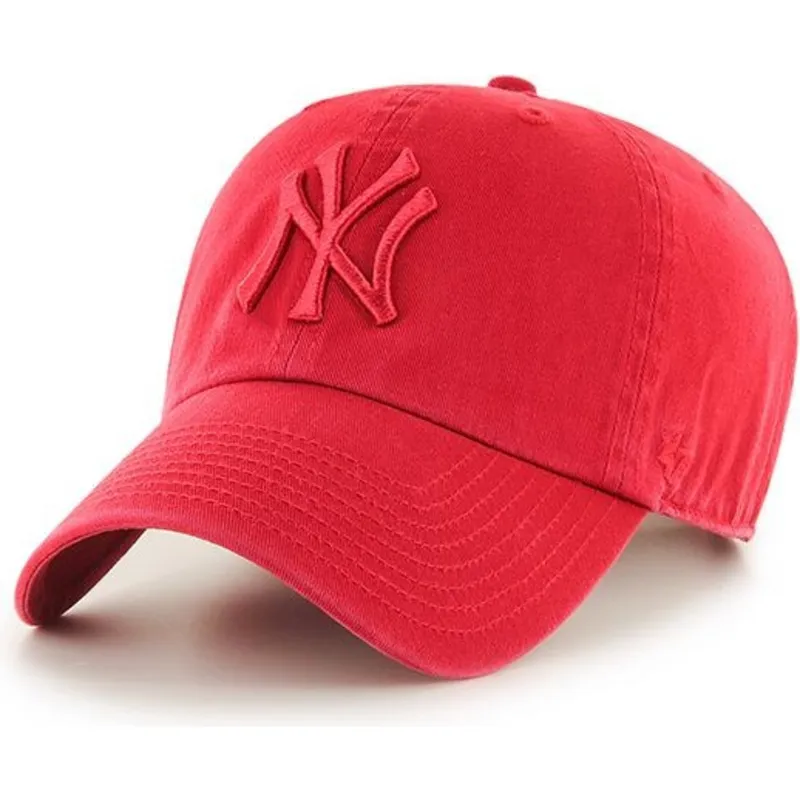czapki-curva-czerwony-tasma-regulowana-new-york-yankees-mlb-47-brand czapki-curva-czerwony-tasma-regulowana-new-york-yankees-mlb-47-brand